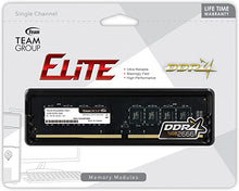 Load image into Gallery viewer, TEAMGROUP Elite DDR4 16GB Single 2666MHz (PC4-21300) CL19 Unbuffered Non-ECC 1.2V UDIMM 288 Pin PC Computer Desktop Memory Module Ram Upgrade - TED416G2666C1901 - (1x16GB) Single
