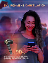 Load image into Gallery viewer, Wireless Earbuds, Cystereo Glare Bluetooth 5.0 Earbuds, 4 Mics Noise Cancelling for Clear Call, IPX7 Waterproof, Touch Control, aptX Deep Bass Earbuds with USB C Charging Case for Sports, Work