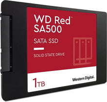 Load image into Gallery viewer, Western Digital 1TB WD Red SA500 NAS 3D NAND Internal SSD - SATA III 6 Gb/s, 2.5"/7mm, Up to 560 MB/s - WDS100T1R0A