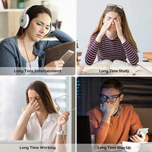 Load image into Gallery viewer, RENPHO Eye Massager with Heat, Bluetooth Music Rechargeable Eye Heat Massager for Relax and Reduce Eye Strain Dark Circles Eye Bags Dry Eye Improve Sleep, Ideal Family Gifts(White)