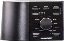 Load image into Gallery viewer, Sound+Sleep High Fidelity Sleep Sound Machine with Real Non-Looping Nature Sounds, Fan Sounds, White Noise, and Adaptive Sound Technology