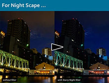 Load image into Gallery viewer, Kenko Starry Night Wide Angle Slim Ring 62mm Light Pollution Reduction Filter