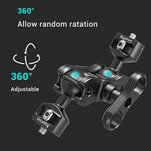 Load image into Gallery viewer, SMALLRIG Articulating Magic Arm with Double Ballheads (1/4" Screw) Monitor Mount for Field Monitor, Lights, Audio Recorders - 2070