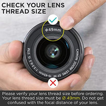 Load image into Gallery viewer, 49MM 0.43x Altura Photo Professional HD Wide Angle Lens (w/Macro Portion) for Canon EOS M50 M M2 M3 M5 M6 Mark II M10 M100 M200 Mirrorless Cameras