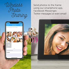 Load image into Gallery viewer, Aluratek (AWDMPF110F) 10" Hi-Res WIFI Digital Photo Frame w/ Touchscreen IPS LCD Display & 8GB Memory (1024 x 600 Resolution), Photo/Music/Video Support, Wall Mountable