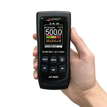 Load image into Gallery viewer, LATNEX AF-5000 5G EMF Meter RF Detector Tester and Reader with Calibration Certificate - Tests and Measures RF and Microwaves, 3-Axis Gauss or Tesla Magnetic Fields and Electrical ELF Fields
