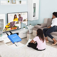 Load image into Gallery viewer, HDMI Media Player, Blue Mini 1080p Full-HD Ultra HDMI MP4 Player for -MKV / RM/ MP4 / AVI etc- HDD USB Flash Drive/HDD and SD Card
