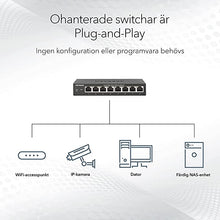Load image into Gallery viewer, NETGEAR 5-Port Gigabit Ethernet Unmanaged Switch (GS105NA) - Desktop or Wall Mount, and Limited Lifetime Protection