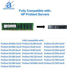 Load image into Gallery viewer, Adamanta 16GB (1x16GB) Server Memory Upgrade Compatible for Dell Poweredge, Dell Precision & HP Proliant Servers Processor DDR4 2133MHz PC4-17000 ECC Registered Chip 2Rx4 CL15 1.2v DRAM RAM