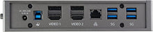 Load image into Gallery viewer, StarTech.com USB-C USB-A Dock - Hybrid Universal USB 3.0 Docking Station for USB-C or USB-A Laptop - Dual Monitor 4K 60Hz HDMI/DisplayPort - 6x USB-A, GbE - USB 3.1/3.2 Gen 1 - Windows/Mac (DK30A2DHU)