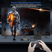 Load image into Gallery viewer, PONYBRO 4K 60Hz HDMI 2.0 Switch with IR Remote 6 Port, Support Auto-Switching,High Speed-18Gbps,4K HDR,HDCP2.2,3D,1080P, HDMI Selector Compatible for PS4,Xbox,Blu-ray Player,Apple TV, Fire TV.