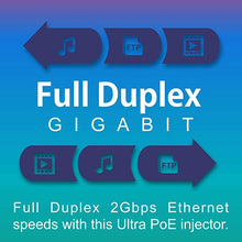 Load image into Gallery viewer, TRENDnet Gigabit Ultra PoE+ Injector, Supplies PoE (15.4W), PoE+(30W) Or Ultra PoE(60W), Network A PoE Device Up To 100m(328 ft), Supports IEEE 802.3af,802.at,Ultra PoE, Plug & Play, Black, TPE-117GI