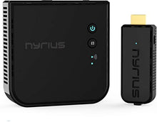 Load image into Gallery viewer, Nyrius Aries Prime Wireless Video HDMI Transmitter & Receiver for Streaming HD 1080p 3D Video & Digital Audio from Laptop, PC, Cable, Netflix, YouTube, PS to HDTV/Projector (NPCS549)