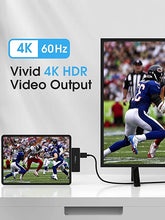 Load image into Gallery viewer, iPad Pro USB C Hub, Dockteck 5 in 1 Adapter for iPad Pro 2021 2020 iPad Air 4 iPad Mini 6, iPad Dongle with 4K@60Hz HDMI, 100W PD, 2 USB 3.0 and 3.5mm Headphone Jack, Accessories