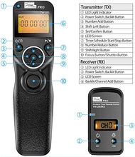 Load image into Gallery viewer, Wireless Shutter Remote Compatible for Canon, Shutter Remote Control Wireless Remote Shutter Release Timer Control Compatible for Canon EOS 5D, 5D Mark II, 5D Mark III, 6D, 7D, 7D Mark II, 50D, D2000