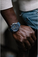 Load image into Gallery viewer, Citizen Eco-Drive World Chronograph A-T Mens Watch, Stainless Steel with Polyurethane strap, Technology, Blue (Model: AT8020-03L)