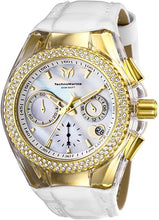 Load image into Gallery viewer, Technomarine Women's Cruise Valentine Stainless Steel Quartz Watch with Leather Strap, White, 26 (Model: TM-117046)