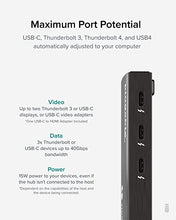 Load image into Gallery viewer, Plugable Thunderbolt 4 Hub, 4-in-1 Pure USB-C Design, Includes USB-C to 4K HDMI Adapter, 60W Laptop Charging, Compatible with Mac and Windows Laptops and USB-C, Thunderbolt 3 or 4, and USB4 Devices