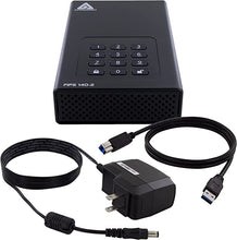 Load image into Gallery viewer, Apricorn Aegis Padlock 12 TB FIPS 140-2 Validated 256-Bit Encrypted Hard Drive (ADT-3PL256F-12TB)