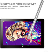 Load image into Gallery viewer, Active Pen for HP Pavilion x360 11m-ad0 14M-ba0 14-cd0 15-br0; HP Envy x360 15-bp0 15-bq0, x360 15-cn0, X2 12-e0xx,X2 12g0xx ; HP Spectre x360 13-ac0xx 15-blxxx (Silver)