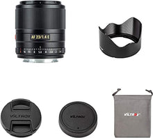 Load image into Gallery viewer, VILTROX 23mm F1.4 f/1.4 Sony E-Mount Auto Focus APS-C Prime Lens for Sony E-Mount Camera A6500 A6300 A6000 A7R? A7R? A7? A7R? A7? A7S A7R