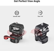 Load image into Gallery viewer, SMALLRIG Field Monitor Mount Monitor Holder Swivel and Tilt Adjustable with NATO Clamp Mount for 5" and 7" Monitor - 2906