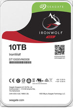 Load image into Gallery viewer, Seagate IronWolf 10TB NAS Internal Hard Drive HDD – CMR 3.5 Inch SATA 6Gb/s 7200 RPM 256MB Cache for RAID Network Attached Storage, with Rescue Service (ST10000VN0008)