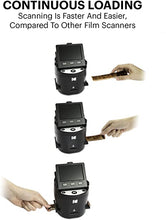 Load image into Gallery viewer, KODAK SCANZA Digital Film & Slide Scanner - Converts 35mm, 126, 110, Super 8 & 8mm Film Negatives & Slides to JPEG - Includes Large Tilt-Up 3.5" LCD, Easy-Load Film Inserts, Adapters & More