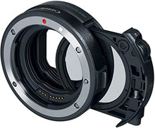 Load image into Gallery viewer, Canon Drop-in Filter Mount Adapter EF-EOS R with Circular Polarizing Filter