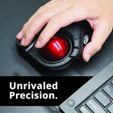 Load image into Gallery viewer, ELECOM 2.4GHz Wireless Finger-operated Large size Trackball Mouse 8-Button Function with Smooth Tracking, Precision Optical Gaming Sensor Palm Rest Attached (M-HT1DRBK)