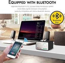 Load image into Gallery viewer, Bluetooth 5.0 Power Amplifier 2 Channel Stereo Mini Hi-Fi Integrated Amp 2.0 Wireless Audio Receiver for Home Speakers Headphone 50W x 2 with USB (Douk Audio Tone, Black)