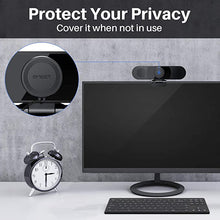 Load image into Gallery viewer, 3 in 1 Webcam - eMeet C980 Pro Webcam with Microphone, 2 Speakers & 4 Built-in Omnidirectional Microphones Arrays, 1080P Webcam for Video Conferencing Streaming, Noise Reduction, Plug & Play, w/Cover