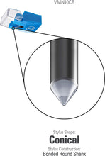 Load image into Gallery viewer, Audio-Technica VMN10CB Replacement Conical Bonded Turntable Stylus for VM520CB & VM610MONO Cartridges Blue