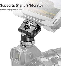 Load image into Gallery viewer, SMALLRIG Field Monitor Holder Mount with Cold Shoe for 5 inch and 7 inch Monitor, Swivel and Tilt - BSE2346
