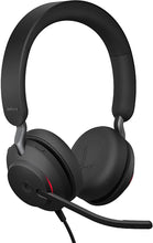 Load image into Gallery viewer, Jabra Evolve2 40 UC Wired Headphones, USB-A, Stereo, Black – Telework Headset for Calls and Music, Enhanced All-Day Comfort, Passive Noise Cancelling Headphones, UC-Optimized with USB-A Connection