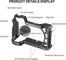 Load image into Gallery viewer, SMALLRIG Cage for Sony Alpha A6600/ILCE 6600 Mirrorless Camera with Cold Shoe Mounts - CCS2493
