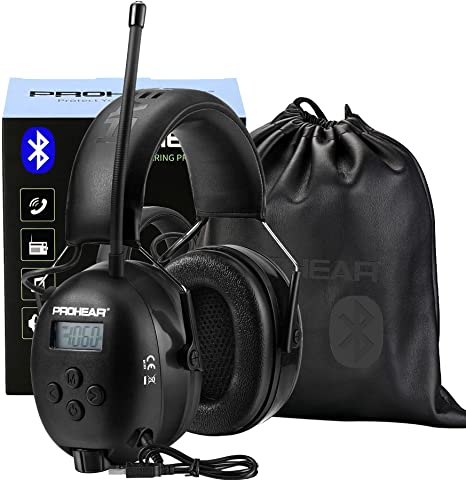 Work headphones with discount radio and bluetooth