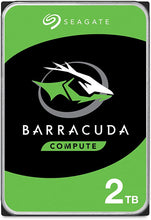 Load image into Gallery viewer, Seagate BarraCuda 2TB Internal Hard Drive HDD – 3.5 Inch SATA 6Gb/s 7200 RPM 256MB Cache 3.5-Inch – Frustration Free Packaging (ST2000DM008/ST2000DMZ08)