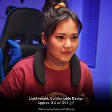 Load image into Gallery viewer, Panasonic SoundSlayer Wearable Gaming Speaker Developed with Final Fantasy XIV Online, Lightweight Wired Neck Speaker with Built-in Microphone and Dimensional Sound - SC-GN01 (Black)