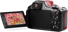 Load image into Gallery viewer, Minolta Pro Shot 20 Mega Pixel HD Digital Camera with 67x Optical Zoom, Full 1080p HD Video & 16GB SD Card (Red)