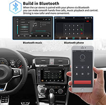 Load image into Gallery viewer, Double Din Car Stereo Audio Receiver Compatible with Carplay and Android Auto, 7-Inch HD Touchscreen with Voice Control, Mirror Link, Backup Camera, Steering Wheel, Bluetooth, AM/FM, USB/TF/AUX Port
