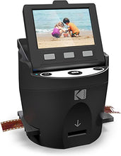 Load image into Gallery viewer, KODAK SCANZA Digital Film & Slide Scanner - Converts 35mm, 126, 110, Super 8 & 8mm Film Negatives & Slides to JPEG - Includes Large Tilt-Up 3.5" LCD, Easy-Load Film Inserts, Adapters & More