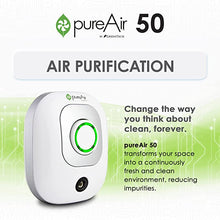 Load image into Gallery viewer, Greentech Environmental pureAir 50 - Portable Air Purifier and Air Cleaner, Air Purifiers for Home, Office, and Bedroom, For Spaces Up to 325 Square Feet, Neutralizes Tough Odors, Easy Set Up