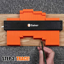 Load image into Gallery viewer, Saker Contour Duplication Gauge-Adjustable Lock -Precisely Copy Irregular Shape Duplicator -Irregular Welding Woodworking Tracing - Must Have Tool for DIY Handyman, Construction(10 Inch+5 Inch)