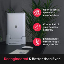 Load image into Gallery viewer, Brydge Vertical Docking Station Compatible with 15-inch MacBook Pro with Touch Bar (2019-2016), 2 x Thunderbolt™ 3 Ports