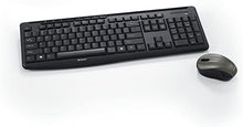 Load image into Gallery viewer, Verbatim Wireless Silent Mouse & Keyboard Combo - 2.4GHz with Nano Receiver - Ergonomic, Noiseless, and Silent for Mac and Windows - Graphite (99779)