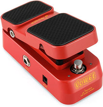 Load image into Gallery viewer, Donner Wah Guitar Pedal, Vowel 2 in 1 Wah Volume Pedal Mini Vintage Wah Wah Active Volume Guitar Effect Pedal
