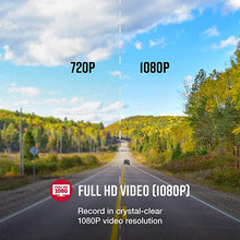 Load image into Gallery viewer, Cobra Smart Dash Cam (SC 100) - Full HD 1080P Resolution, Built-in WiFi & GPS, 140 Degree View, 8GB SD Card, Shared Alerts, Incident Reports, Emergency MayDay, Drive Smarter App