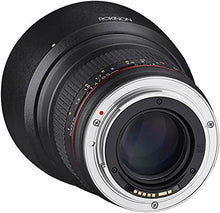Load image into Gallery viewer, Rokinon AE85M-C 85mm F1.4 Aspherical Lens with Built in AE Chip for Canon DSLR Cameras (Black)