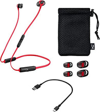 Load image into Gallery viewer, HyperX Cloud Buds – Bluetooth Wireless Headphones, Qualcomm aptX HD, 10 Hour Battery Life, 14mm Drivers, Comfortable Silicone Ear Tips, 3 Ear Tip Sizes Included, Mesh Travel Pouch